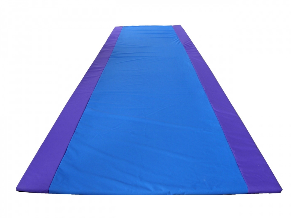 Gymnastický koberec 180 - modrá/fialová