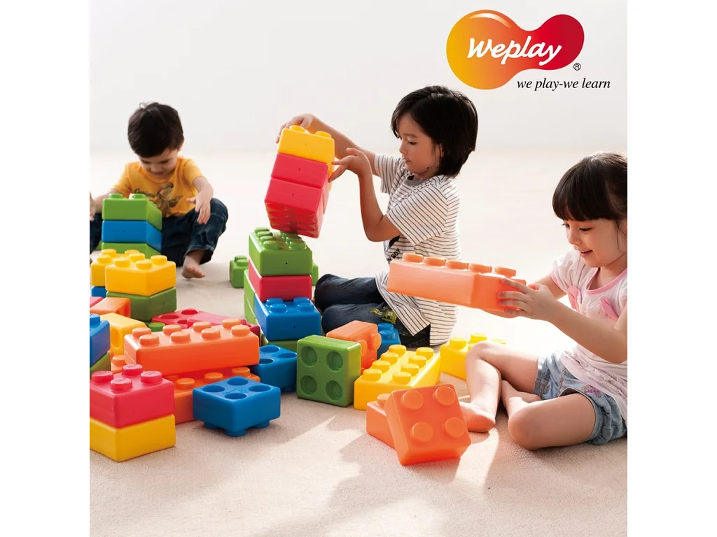 Velké plastové stavební kostky – Weplay